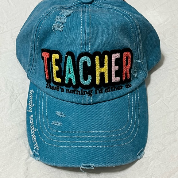 Simply Southern Accessories - Simply Southern TEACHER Ball Cap New!